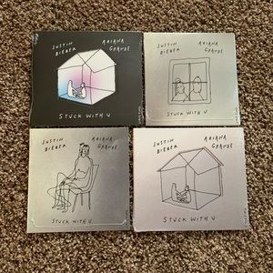 NEW Stuck With U CD Bundle Ariana Grande x Bieber